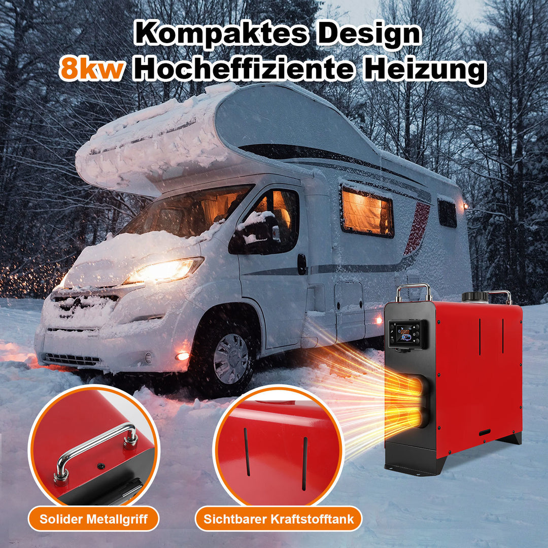 Sonnewelt 12V 8KW Dieselheizung Standheizung Luft Auto mit Bluetooth APP