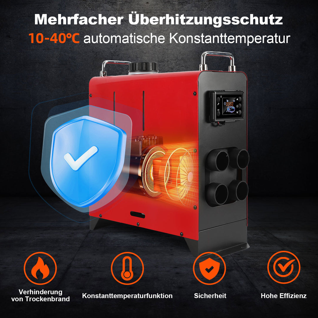 Sonnewelt 12V 8KW Dieselheizung Standheizung Luft Auto mit Bluetooth APP