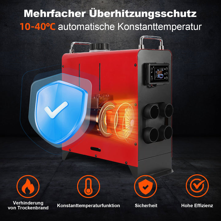 Sonnewelt 12V 8KW Dieselheizung Standheizung Luft Auto mit Bluetooth APP
