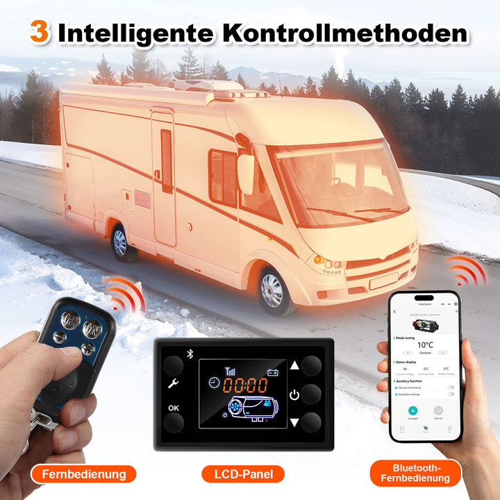 Sonnewelt 12V 8KW Dieselheizung Standheizung Luft Auto mit Bluetooth APP