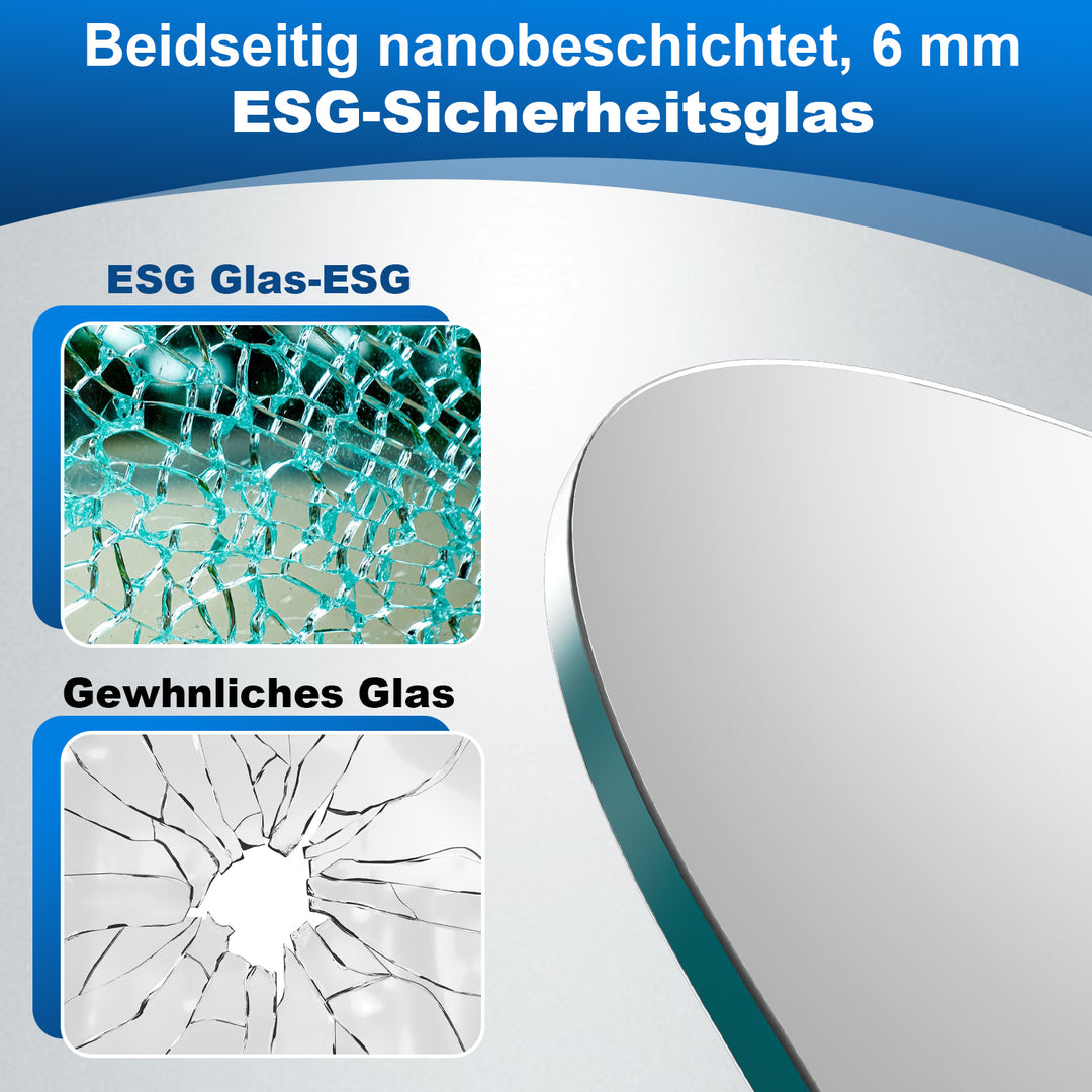 Duschwand für Badewanne
