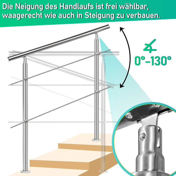 Edelstahl Handlauf