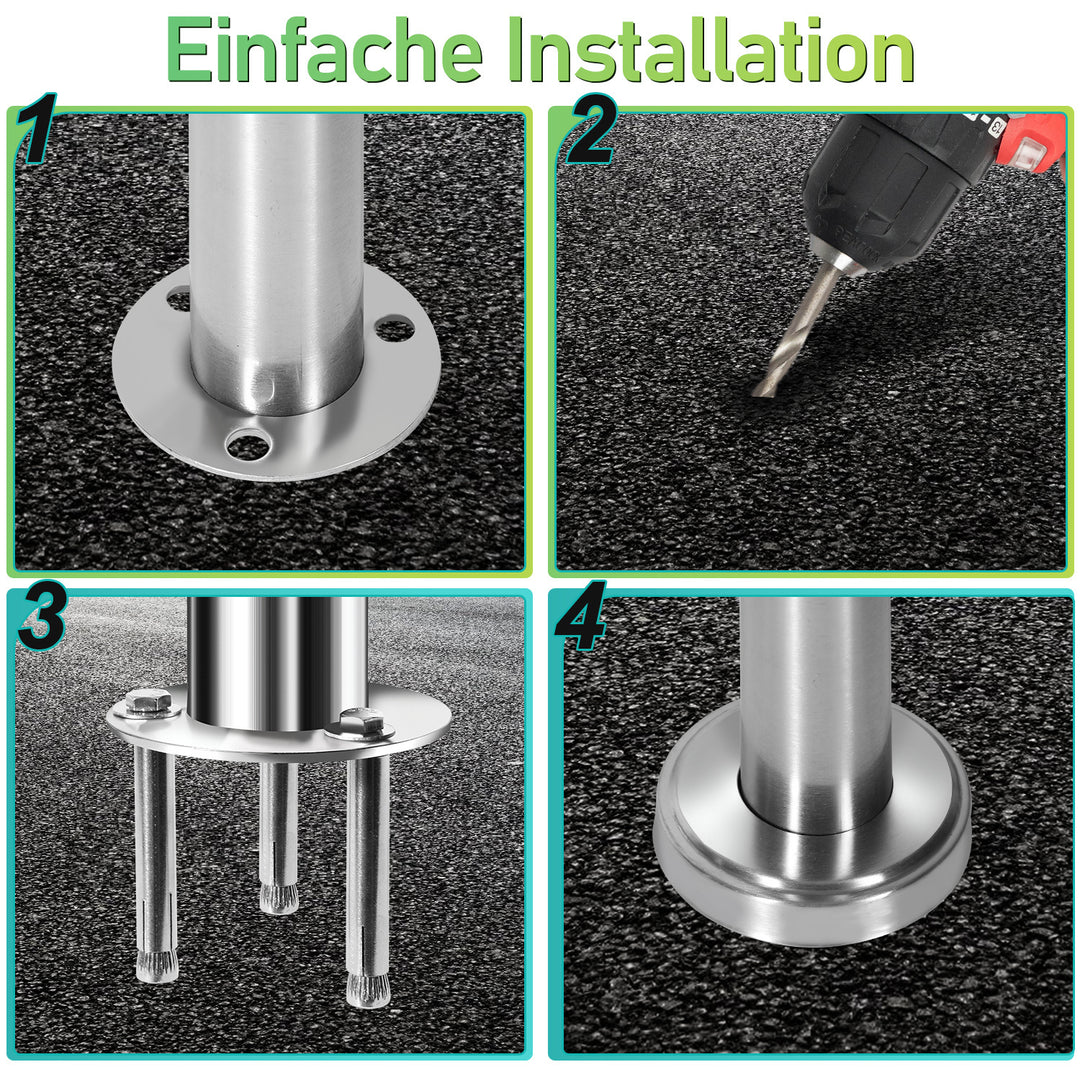 Edelstahl Handlauf