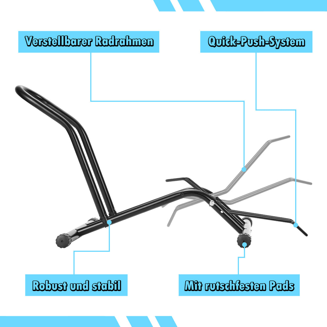 Sonnewelt 2 in 1  Fahrradständer 16 bis 29 Zoll