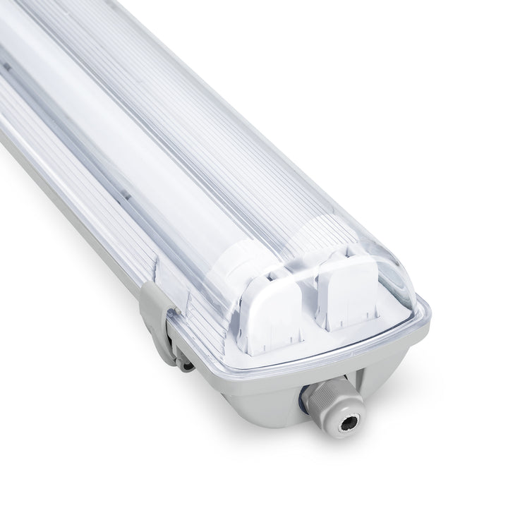 Sonnewelt LED Feuchtraumleuchte 2x 24W 150 cm T8 Kaltweiß/Neutralweiß