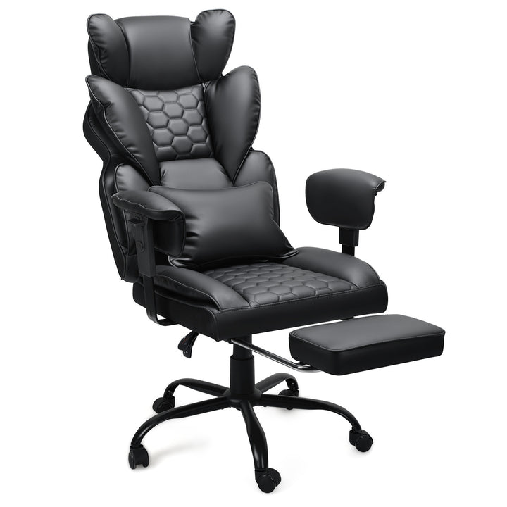 Sonnewelt Gaming Stuhl Bürostuhl Ergonomischer Schwarz