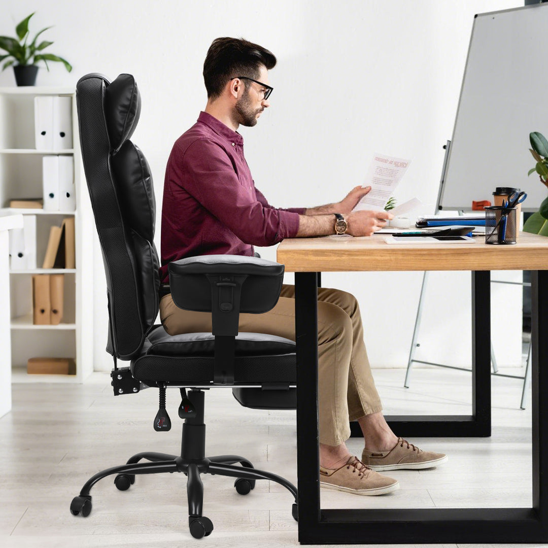 Sonnewelt Gaming Stuhl Bürostuhl Ergonomischer Schwarz
