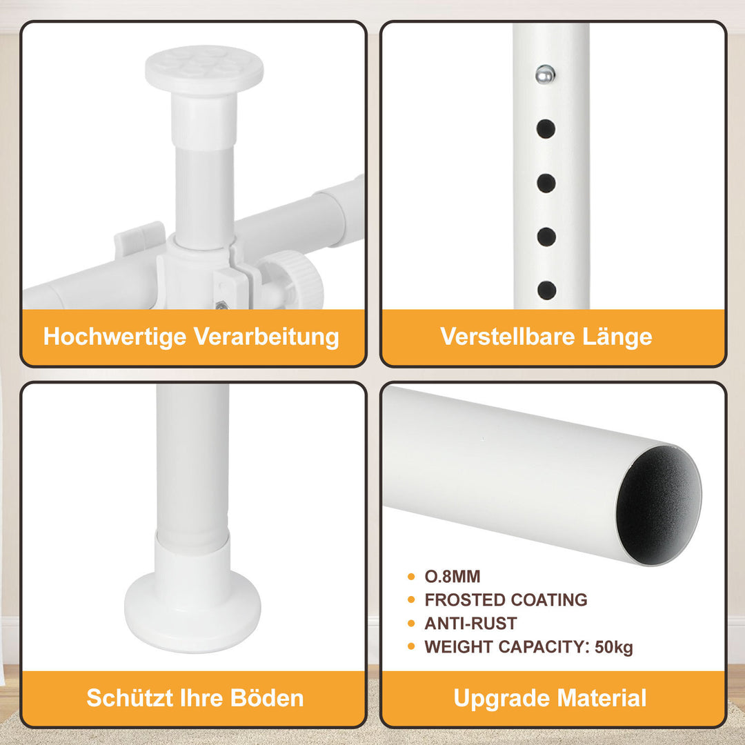 Sonnewelt Raumteiler Gardinenstange 122-305cm(H)