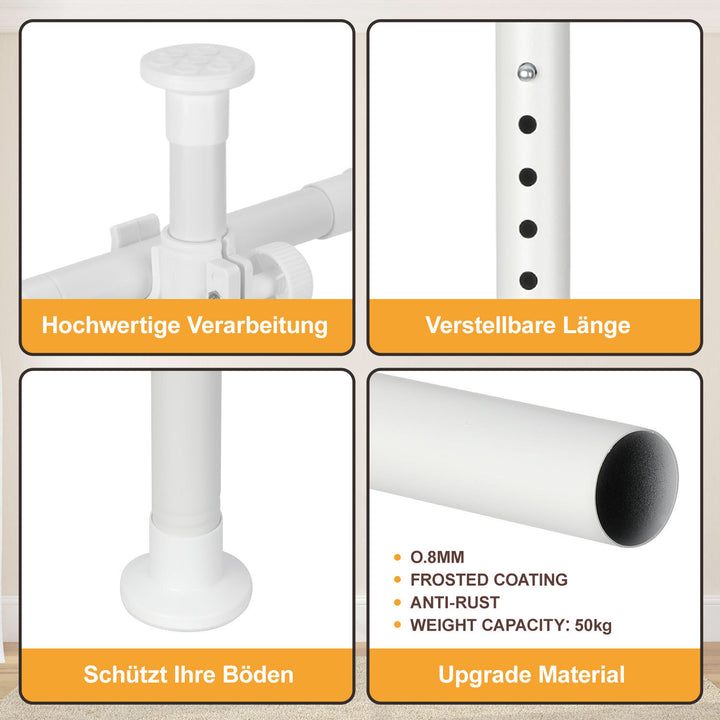 Sonnewelt Raumteiler Gardinenstange 122-305cm(H)