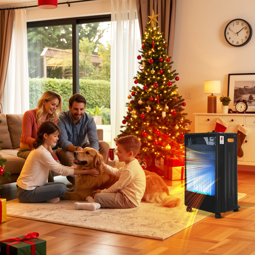 Sonnewelt Gasheizer 3800W Gasheizung für Gasflaschen Faltbarer mit EU Adapter