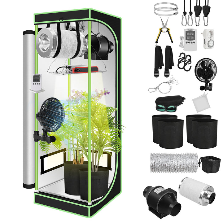 Sonnewelt Growzelt Growbox Komplettset Vollspektrum