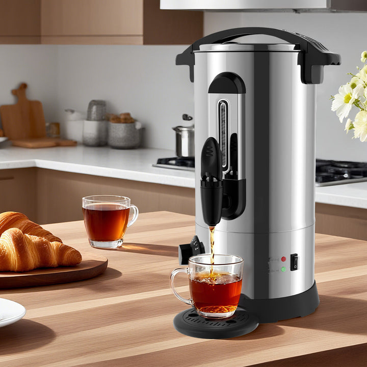 Sonnewelt Glühweinkocher Glühweintopf Edelstahl 1500W 8L