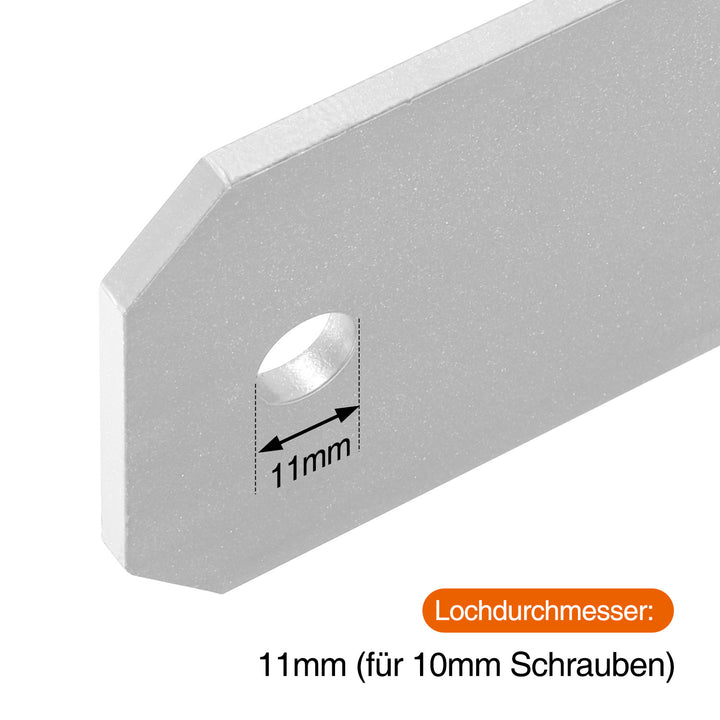 Sonnewelt 2/4 Stück H-anker H-Pfostenträger Pfosten