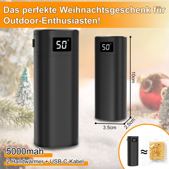 Sonnewelt 2x Set Handwärmer Elektrisch Taschenwärmer USB