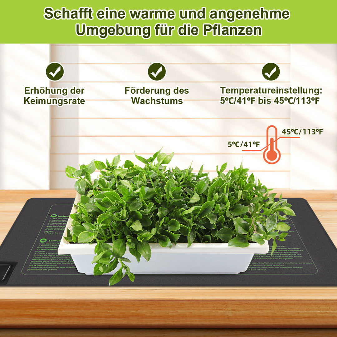 Sonnewelt Heizmatte Pflanzen 27W/55W mit Thermostat