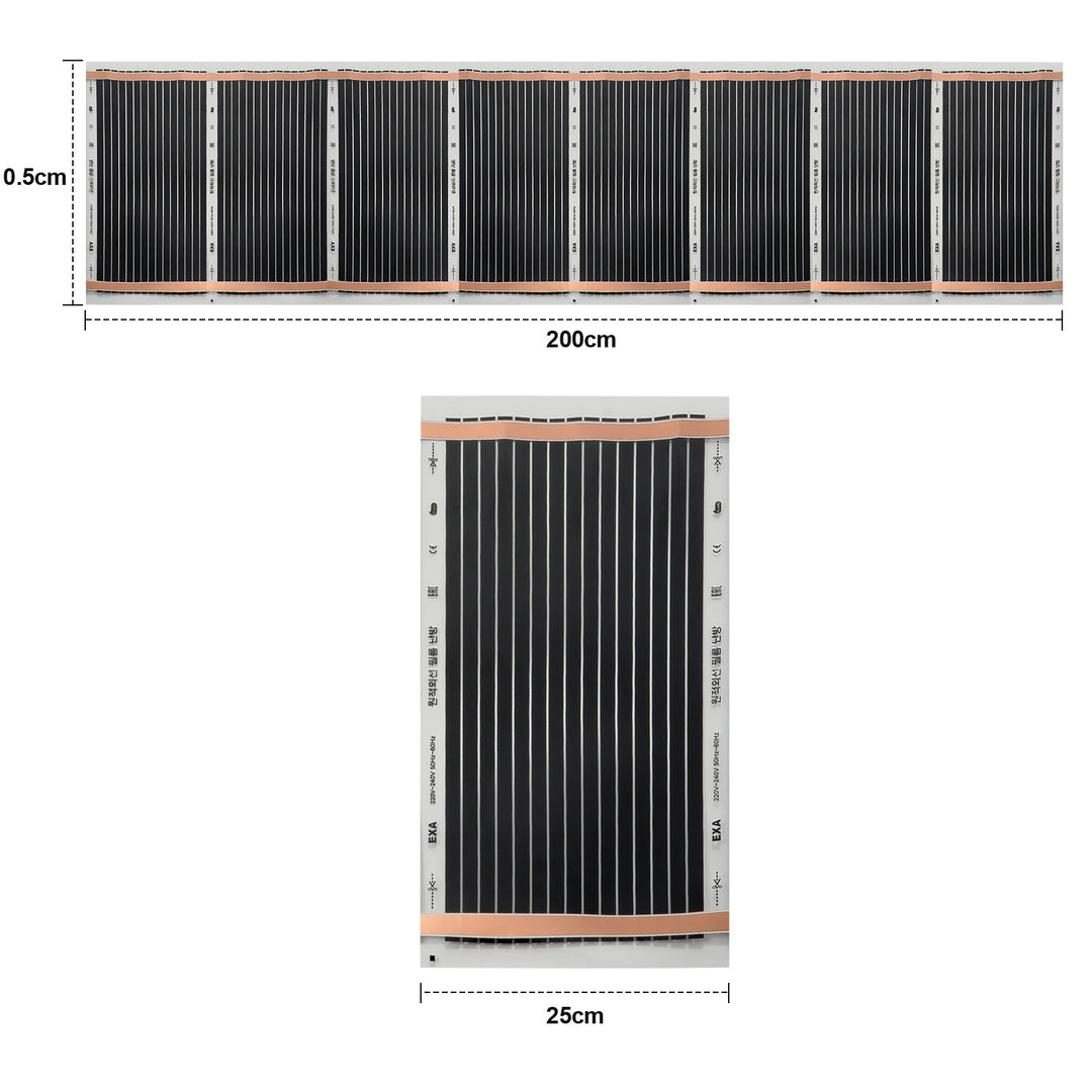 Sonnewelt Heizfolie Infrarot 2mx0.5m 220W