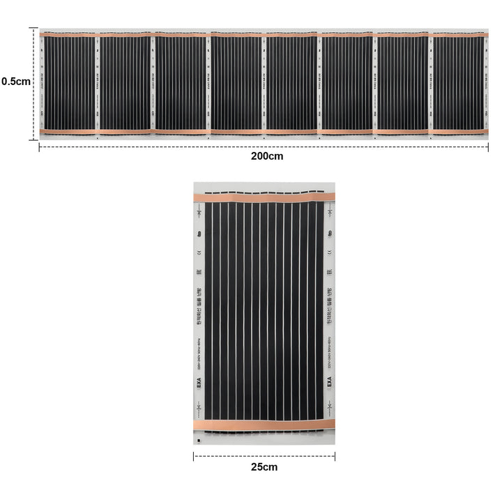 Sonnewelt Heizfolie Infrarot 2mx0.5m 220W