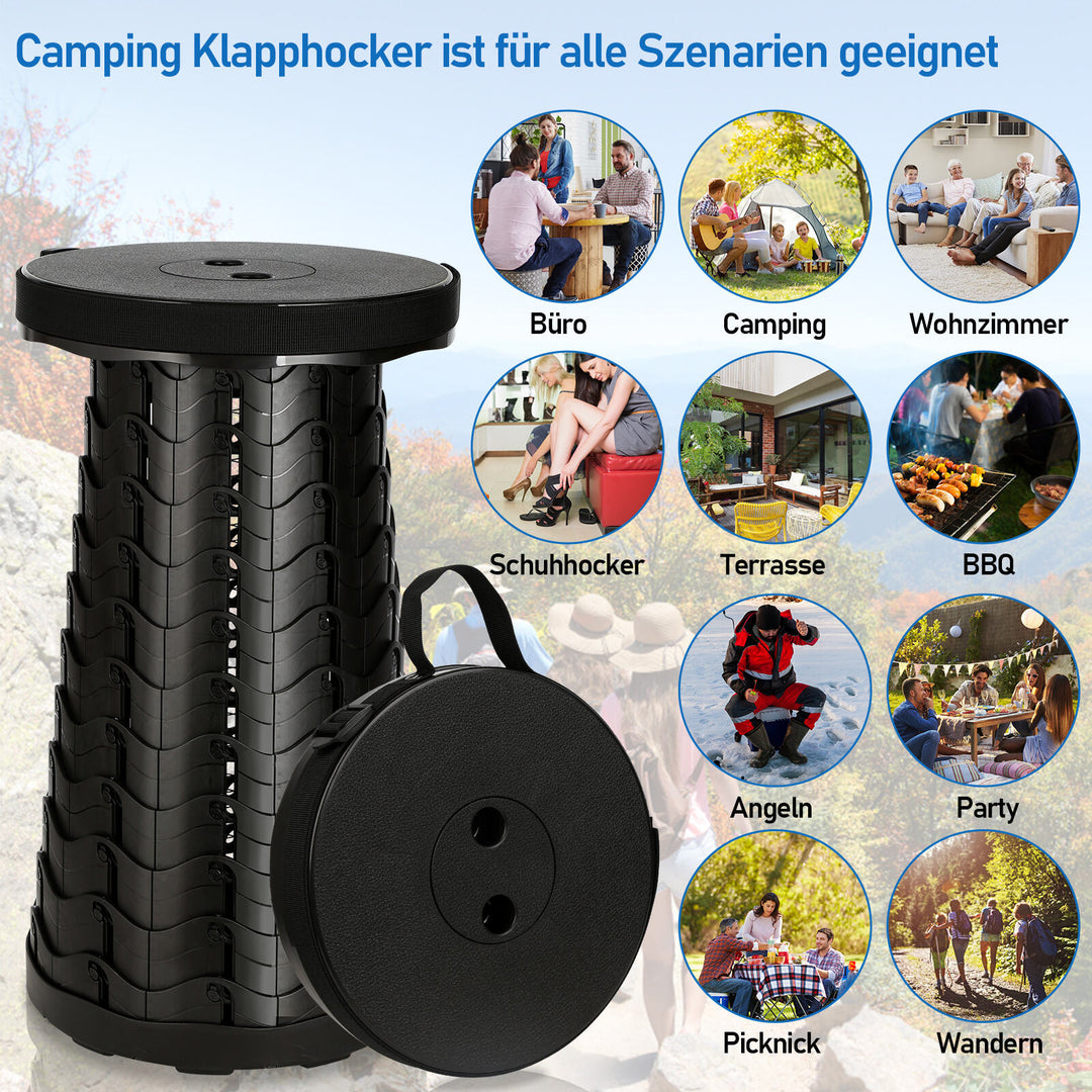 Sonnewelt Tragbarer Klappstuhl Klapphocker
