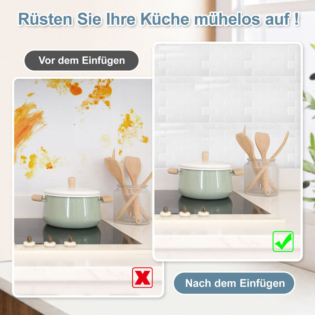 Sonnewelt Klebefliesen Selbstklebend 10er Set Raster