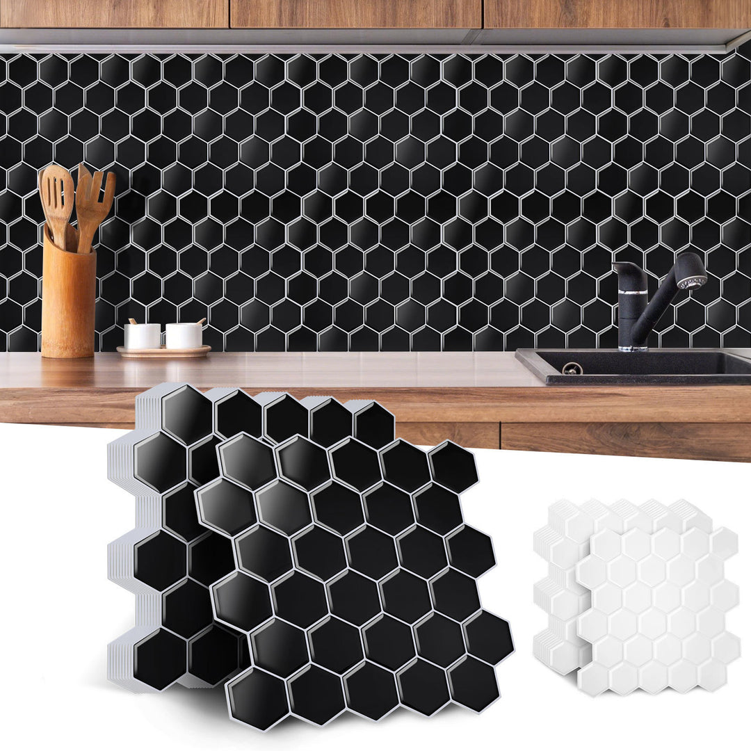 Sonnewelt Klebefliesen Selbstklebend 10er Set Hexagon