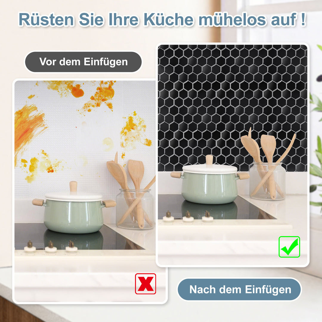 Sonnewelt Klebefliesen Selbstklebend 10er Set Hexagon