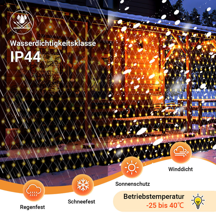 Sonnewelt LED Lichternetz Solar mit Fernbedienung
