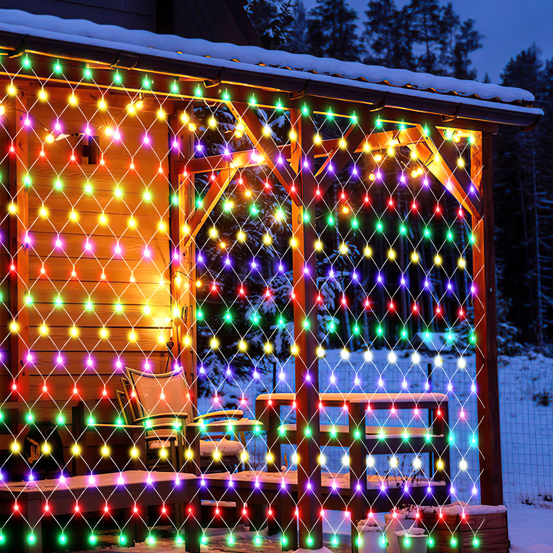 Sonnewelt LED Lichternetz Solar mit Fernbedienung
