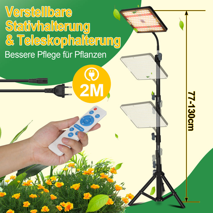Sonnewelt LED Pflanzenlampe Grow Light UV IR mit Ständer