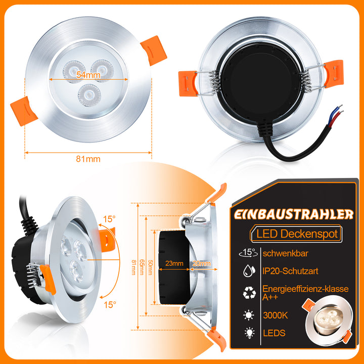 LED Einbaustrahler