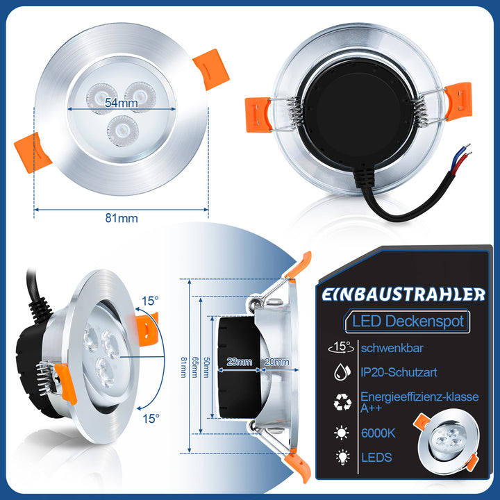 LED Einbaustrahler