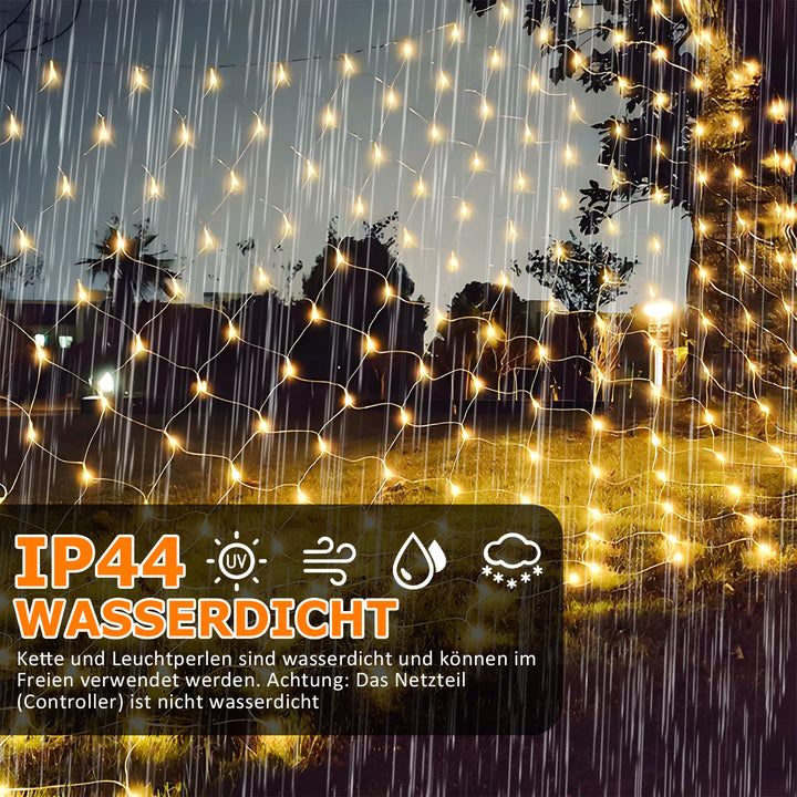 Sonnewelt LED Lichternetz Wasserdicht IP44
