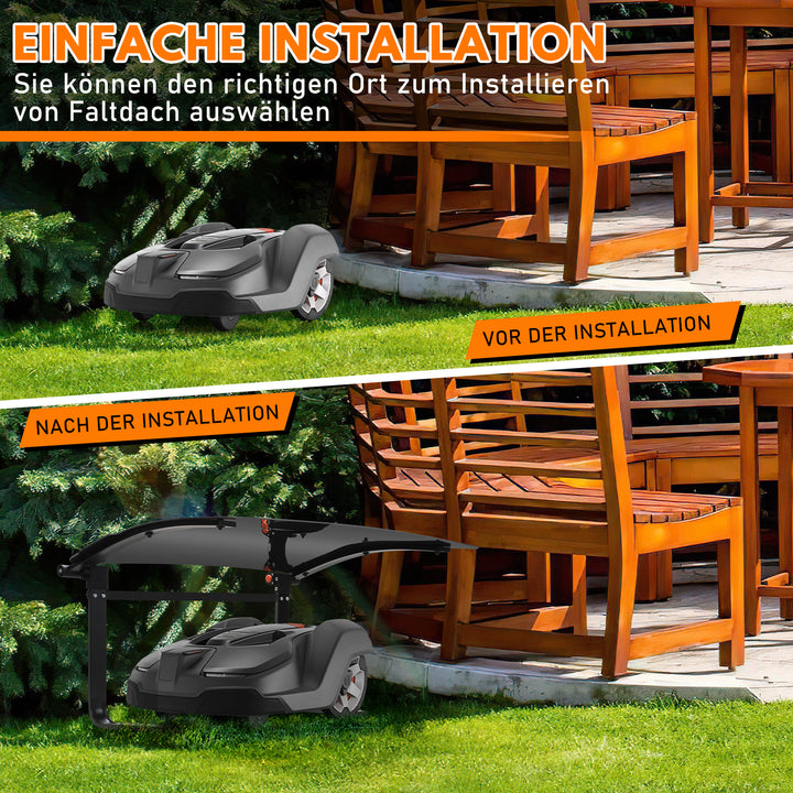 Mähroboter Garage