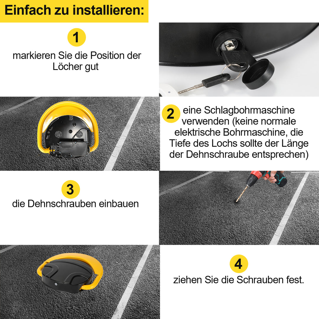 Parkplatzsperre Elektrisch