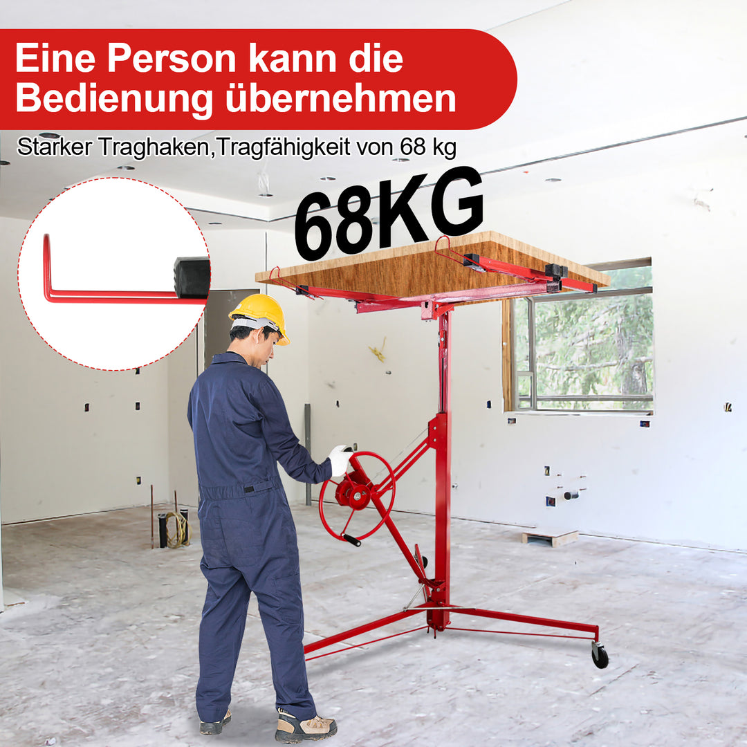 Sonnewelt Plattenheber 68 kg Traglast klappbar Höhenverstellbar 140cm -325cm