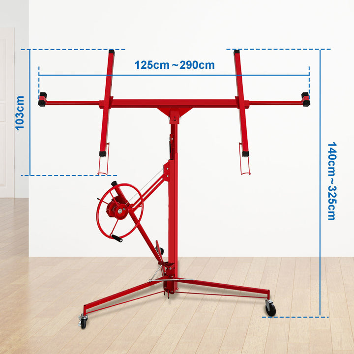 Sonnewelt Plattenheber 68 kg Traglast klappbar Höhenverstellbar 140cm -325cm