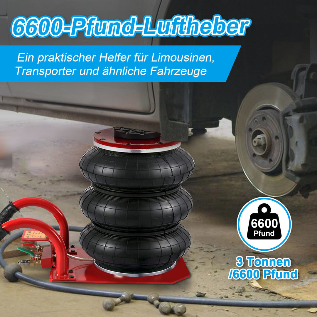Sonnewelt Pneumatischer Wagenheber 3T 15-40cm