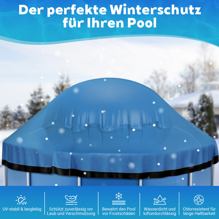 Sonnewelt Poolkissen Luftkissen Winter Rund Ø2m/3m
