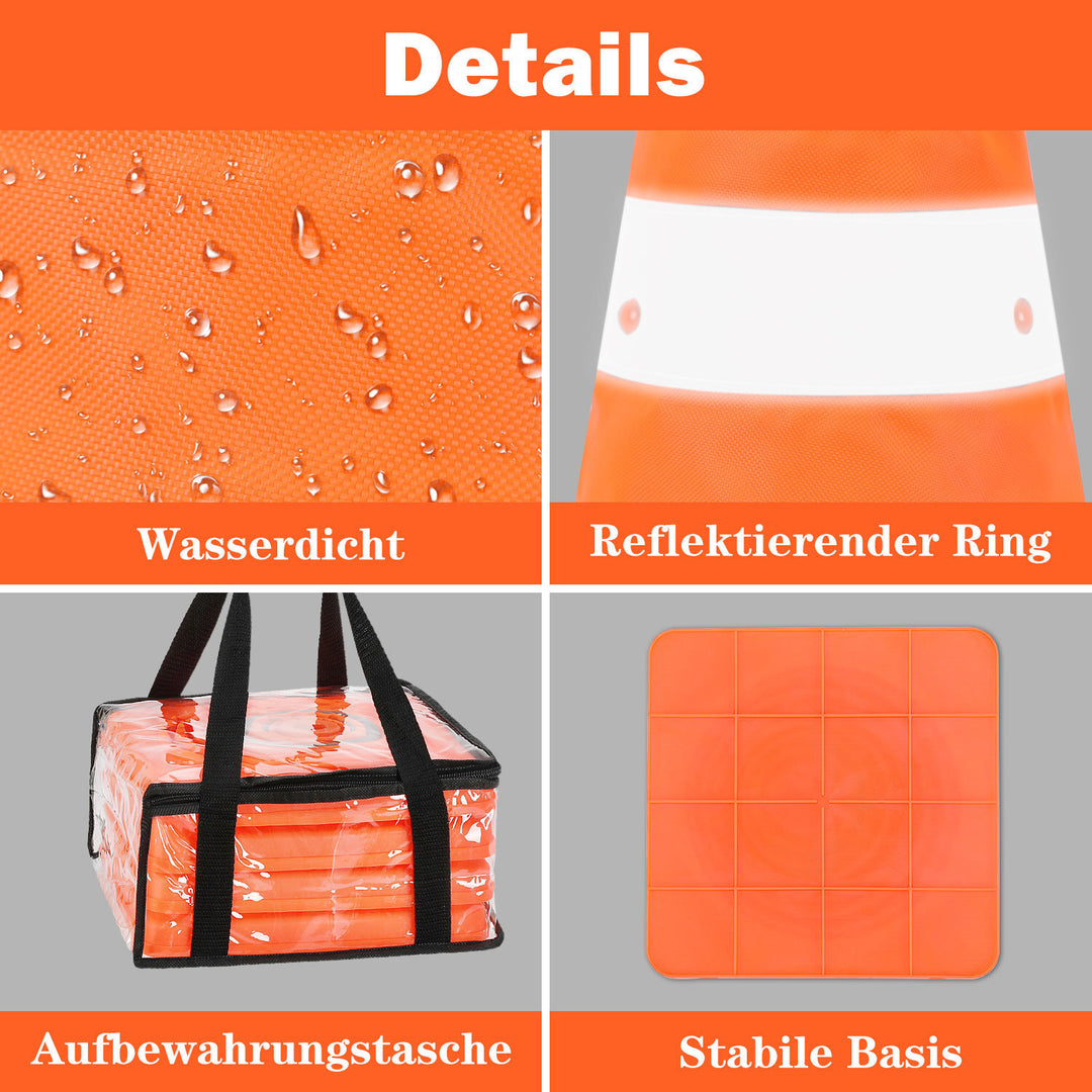 Sonnewelt Pylonen 4x Set Faltbare 45cm