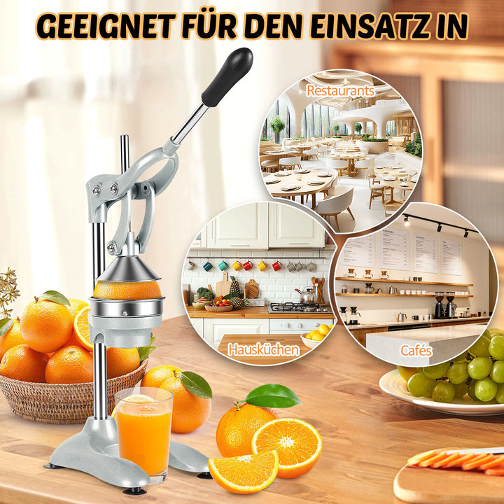 Sonnewelt Saftpresse Manuell Zitruspresse Edelstahl