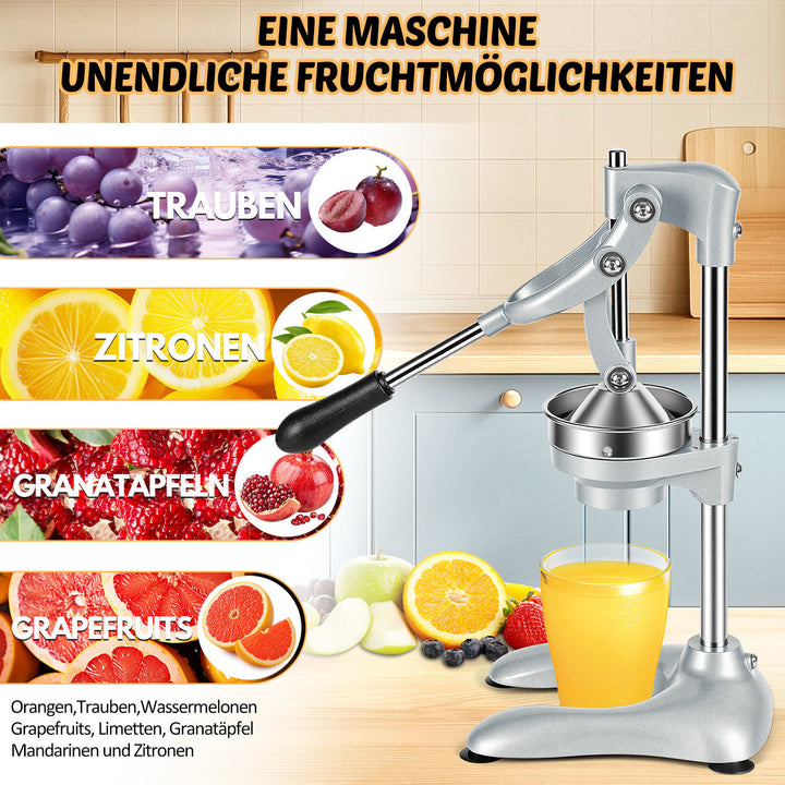 Sonnewelt Saftpresse Manuell Zitruspresse Edelstahl