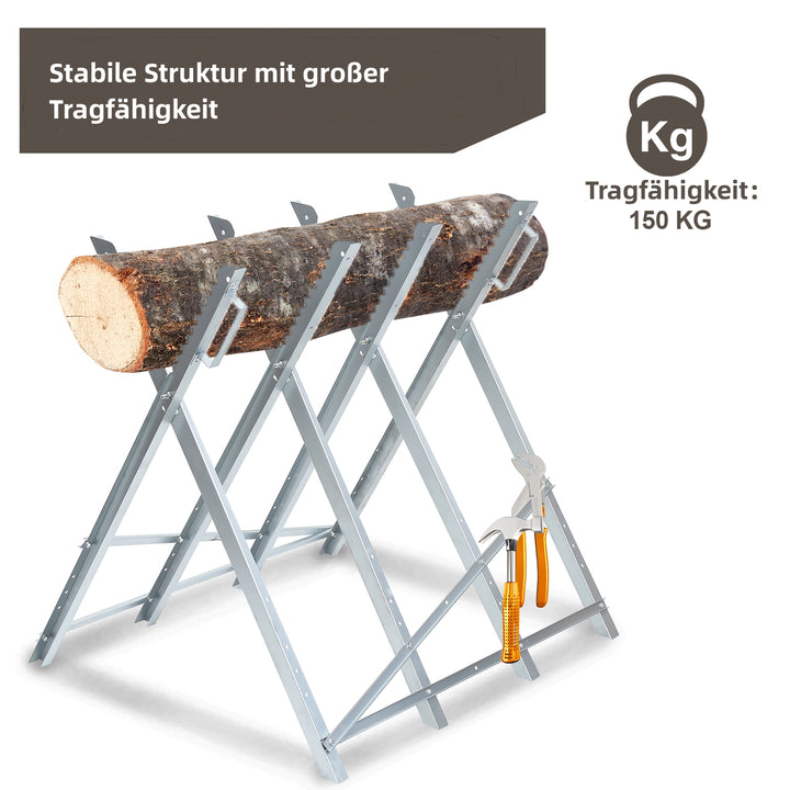 Sonnewelt Sägebock Verzinkt Klappbar Max. Belastung 150 kg