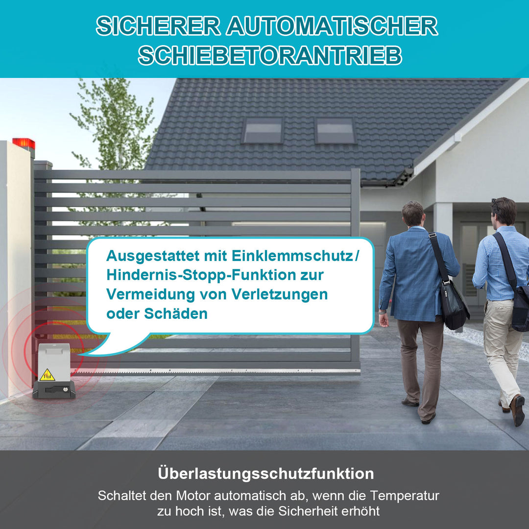 Sonnewelt Schiebetorantrieb Garagentoröffner 370W/550W/750W