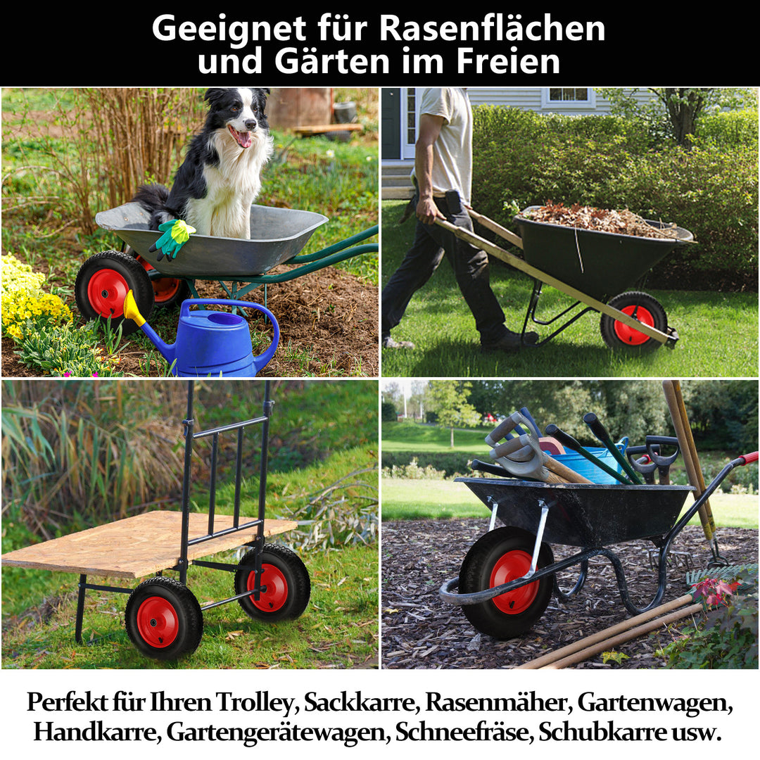 Sonnewelt Schubkarrenrad Vollgummi/Luftbereift 4.80 4.00-8
