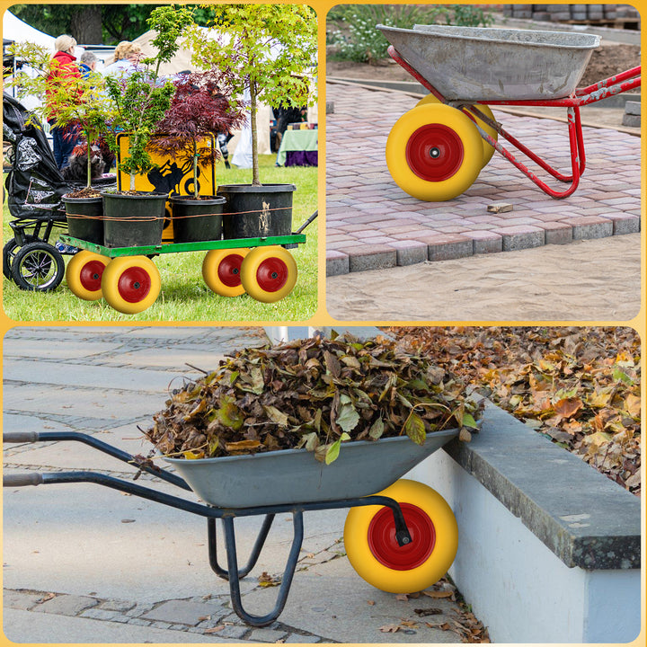Sonnewelt Schubkarrenrad Vollgummi/Luftbereift 4.80 4.00-8