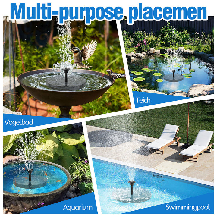 Sonnewelt SolarPumpe Solarbrunnen Teichpumpe