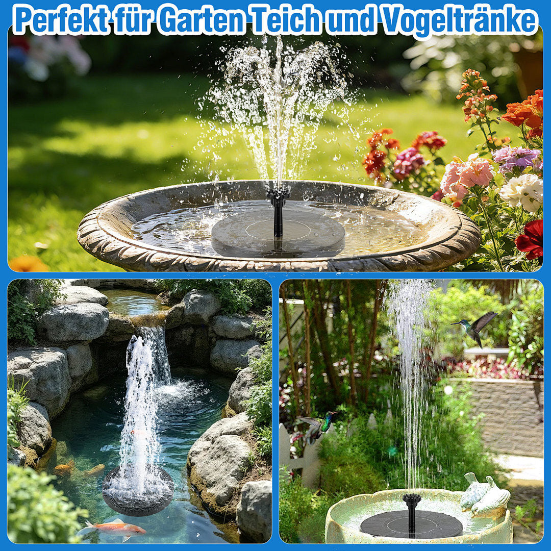 Sonnewelt SolarPumpe Solarbrunnen Teichpumpe