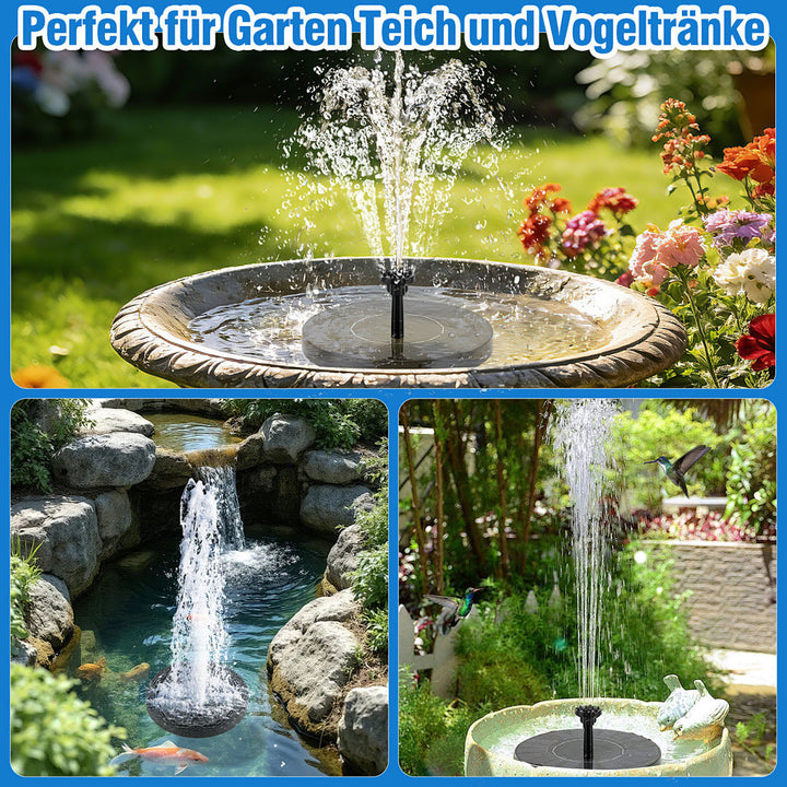 Sonnewelt SolarPumpe Solarbrunnen Teichpumpe