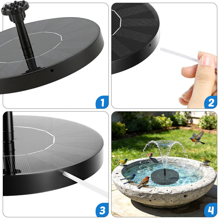 Sonnewelt SolarPumpe Solarbrunnen Teichpumpe