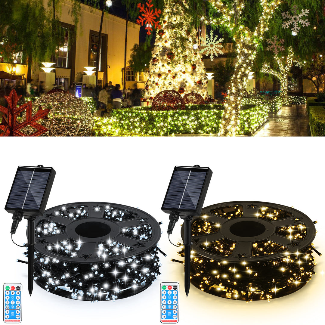 Sonnewelt Solar Lichterkette mit Fernbedienung 30m-100m