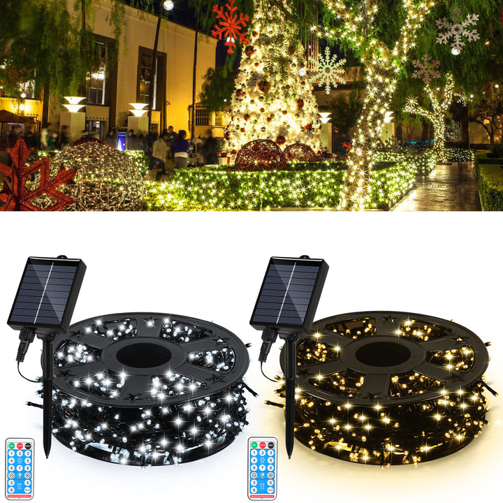 Sonnewelt Solar Lichterkette mit Fernbedienung 30m-100m